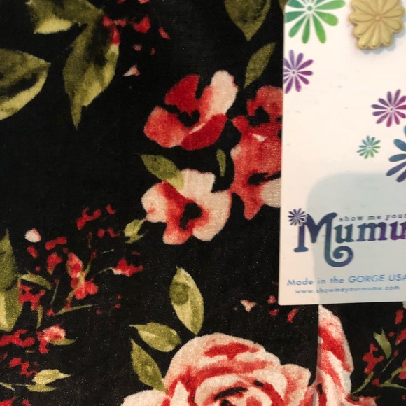 NWT Show me your mumu bam bam bells - velvet floral - Picture 3 of 5